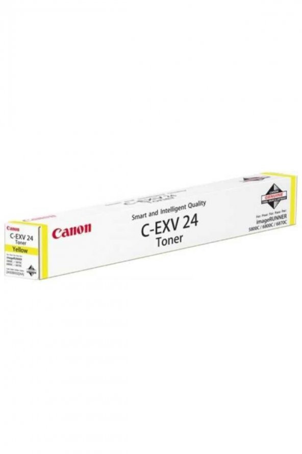 Canon C-EXV24Y Sarı Orjinal Toner IR-C5068, C5058, C5800, C5870, C6880, C5880 ürün görseli 1