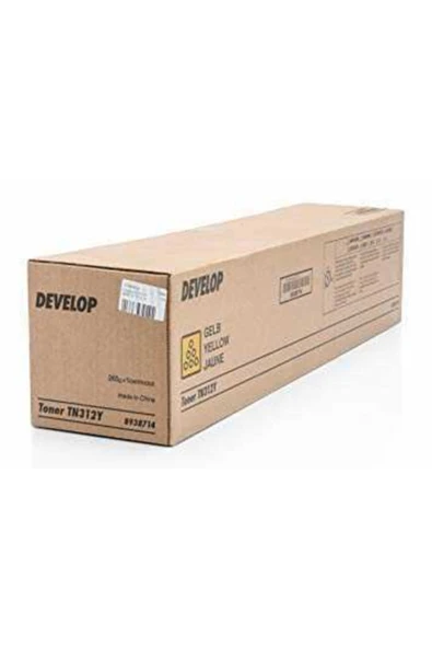 Develop TN-312Y Sarı Orjinal Fotokopi Toneri Ineo +300, Ineo +351 ürün görseli 1