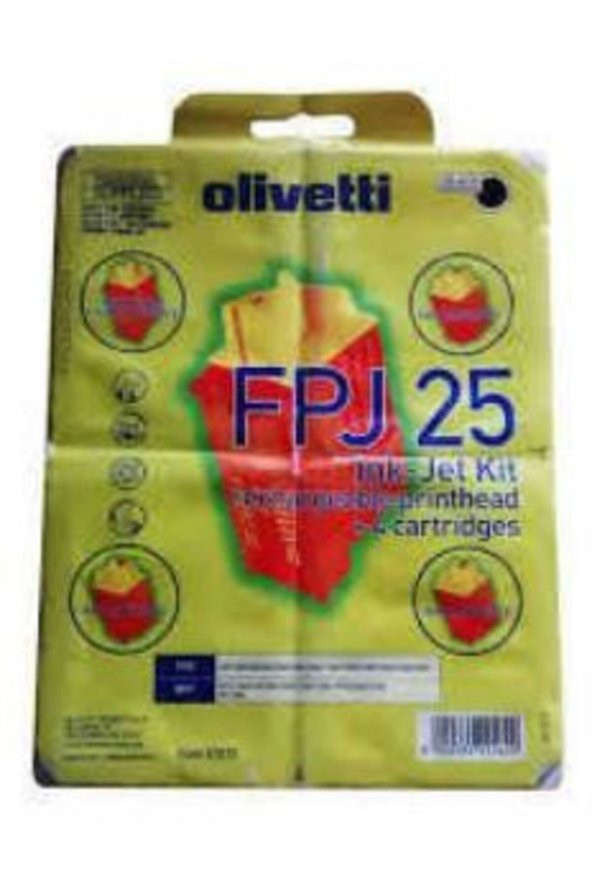 Olivetti FPJ25 (82070) Siyah Orjinal Kartuş ürün görseli 1