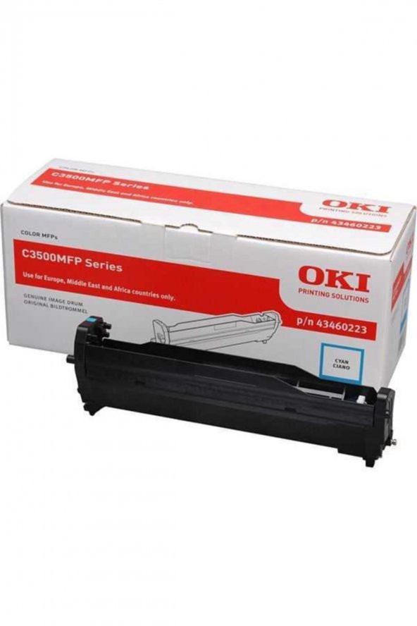 OKI 43460223 C3500 / MC350 / MC360 MAVİ ORJİNAL DRUM ÜNİTESİ ürün görseli 1