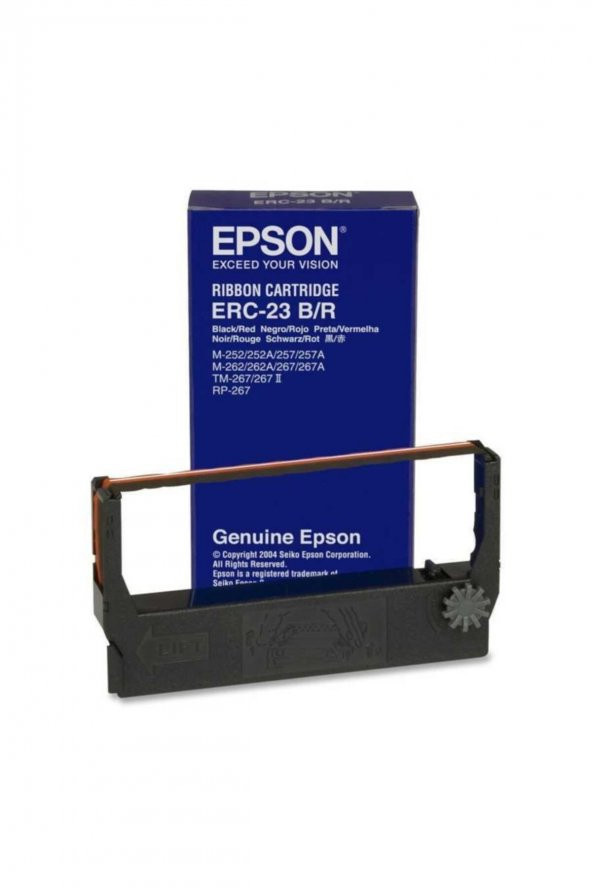 Epson ERC-23BR C43S015362 Orjinal Siyah-Kırmızı Şerit ürün görseli 1