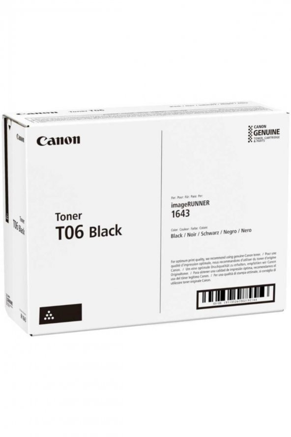 T06 3526c002 Siyah Orjinal Toner - 1643 / 1643ıf ürün görseli 1