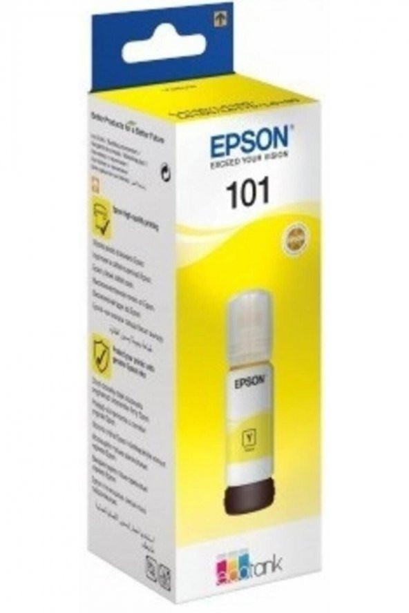 Epson 101 T03V44A Sarı Orjinal Mürekkep Kartuş EcoTank L4150, L4160, L6170, L6190 6,000 Sayfa ürün görseli 1