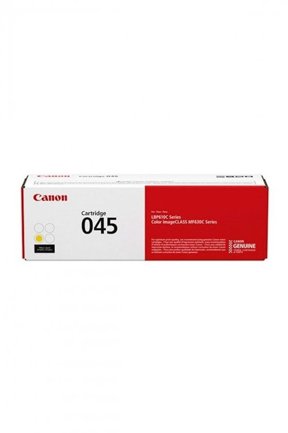 CANON CRG-045Y SARI ORJİNAL TONER LBP-610 / MF630 Serisi ürün görseli 1
