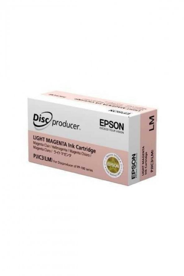 EPSON PJIC3(LM) PP-100 AÇIK KIRMIZI ORJİNAL KARTUŞ-DiscProducer (S020449) ürün görseli 1