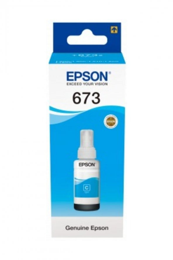 Epson T6732 Mavi Mürekkep Kartuş L800, L805, L810, L850, L1800 ürün görseli 1