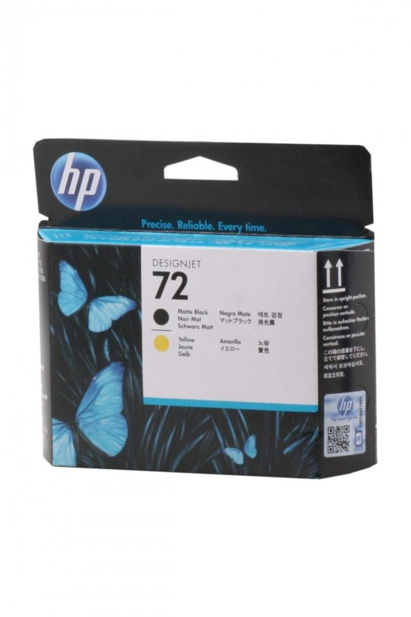 HP 72 C9384A SARI-SİYAH KAFA KARTUŞU ürün görseli 1