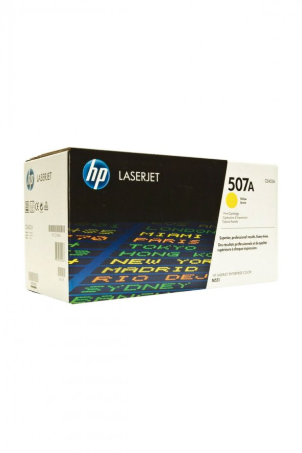HP CE402A (507A) SARI ORJİNAL TONER-M551/M575 ürün görseli 1