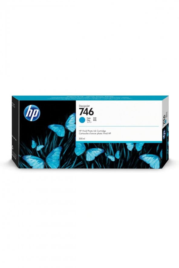 746 Cyan Kartuş / 300 Ml (p2v80a) ürün görseli 1