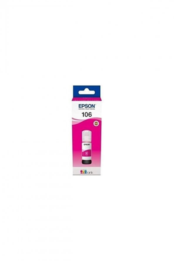 106 Magenta Kırmızı Şişe Mürekkep T00r340 L7160-7180 ürün görseli 1