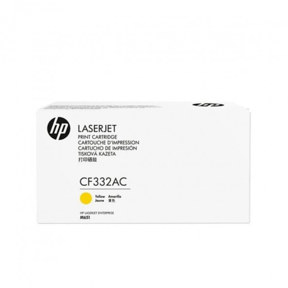 No 654A Sözleşmeli Sarı 15000 Sayfa Lazer Toner Cf332Ac ürün görseli 1