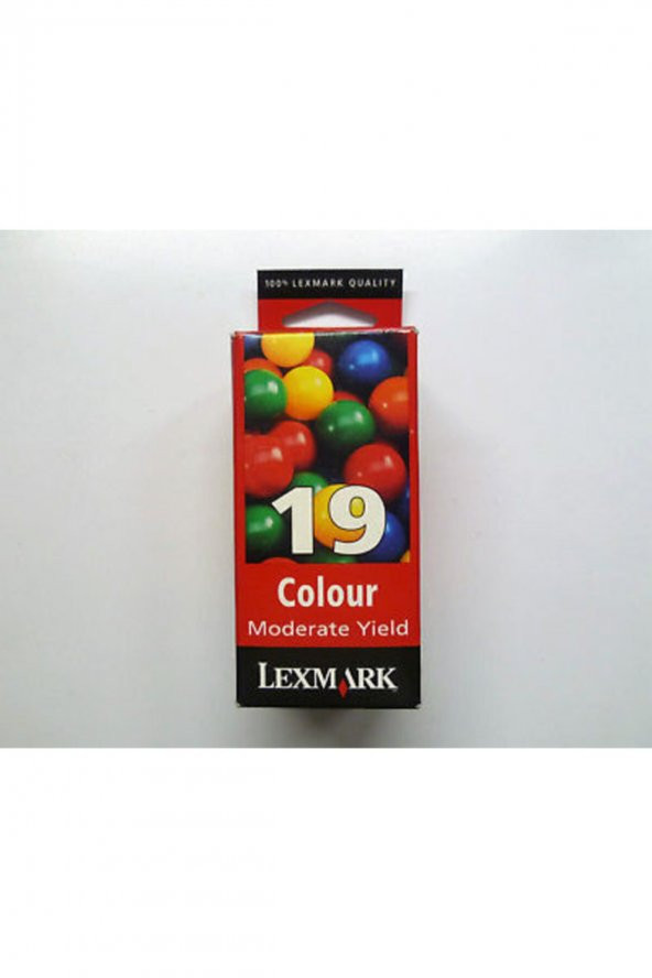 LEXMARK 19 15M2619E RENKLİ ORJİNAL KARTUŞ ürün görseli 1