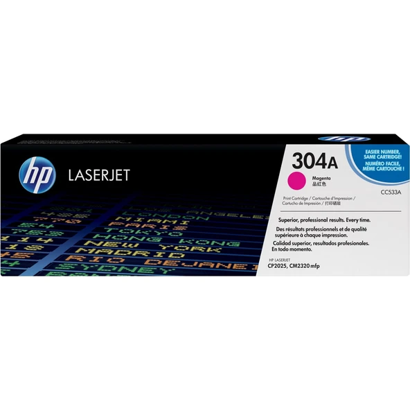 Cc533A (304A) Macenta Toner 2.800 Sayfa ürün görseli 1