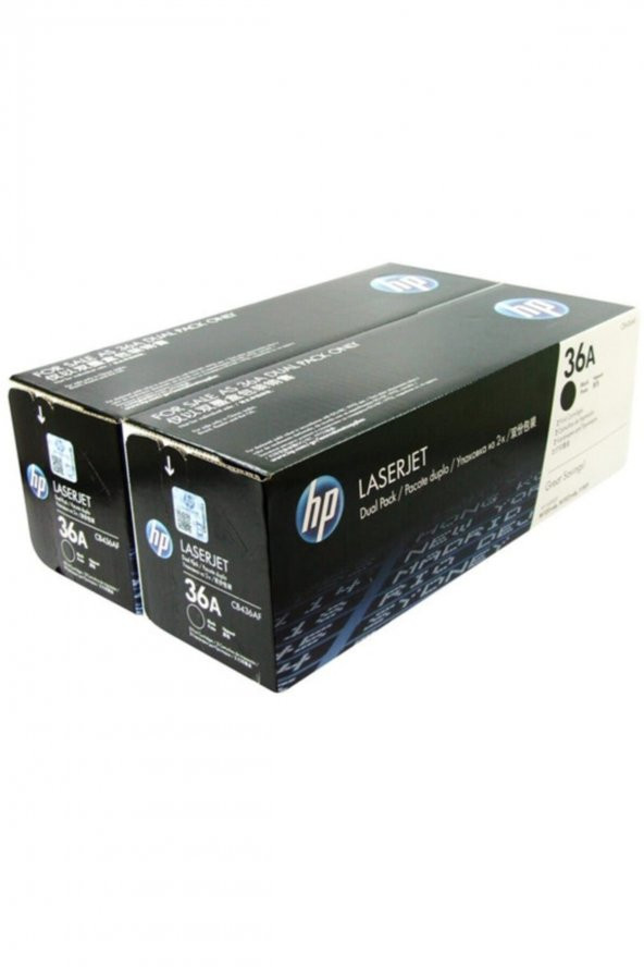 36a Black Siyah Çiftli 2.000 Sayfa Toner Cb436af ürün görseli 1