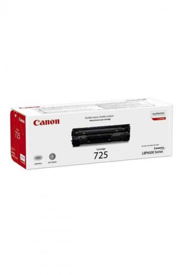 CRG 725 Orijinal Siyah Toner ürün görseli 1