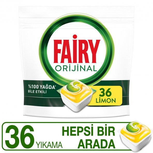 Fairy Hepsi Bir Arada Bulaşık Makine Deterjanı 36x2 72 Tablet ürün görseli 1