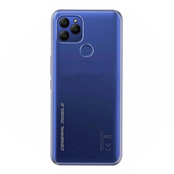 General Mobile GM 22 Plus Silikon Şeffaf Kılıf AKGM22PLSKLF02 ürün görseli 1