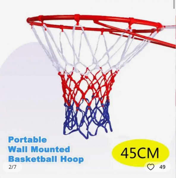 Leyaton Deluxe Basketbol Çemberi + Basketbol Filesi ürün görseli 1