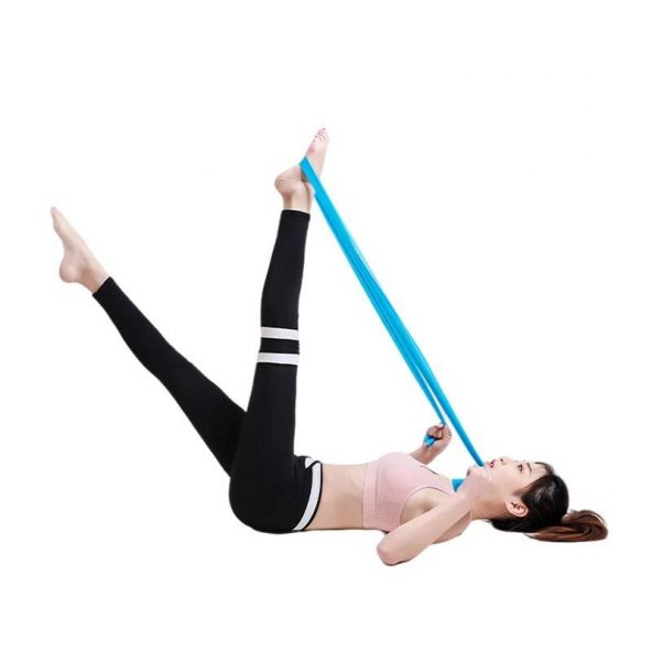 Pilates Bandı Plates Egzersiz Direnç Lastiği Mavi ürün görseli 1