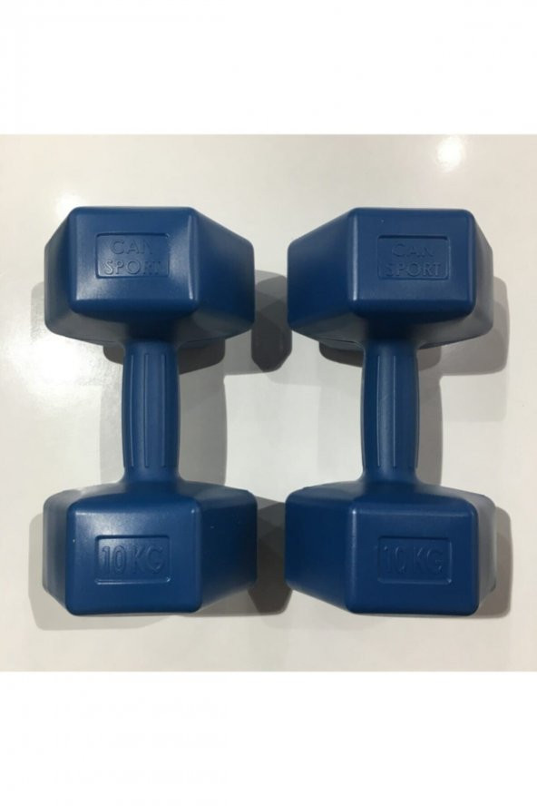 2x10 Kg Plastik Dambıl - Resim 2