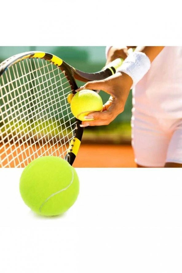Leyaton 3 Adet Sarı Tenis Topu Antrenman Tenis Topu TPWL-003 ürün görseli 1