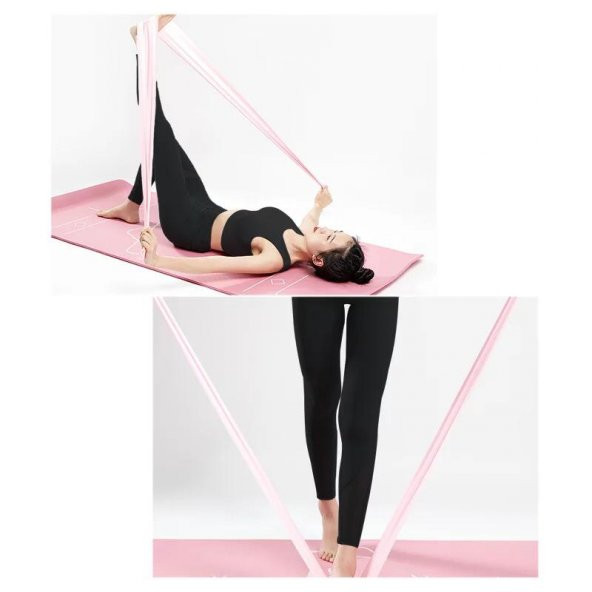 Pilates Bandı Yumuşak 150 X 7.5 Cm Egzersiz Direnç Lastiği ürün görseli 1