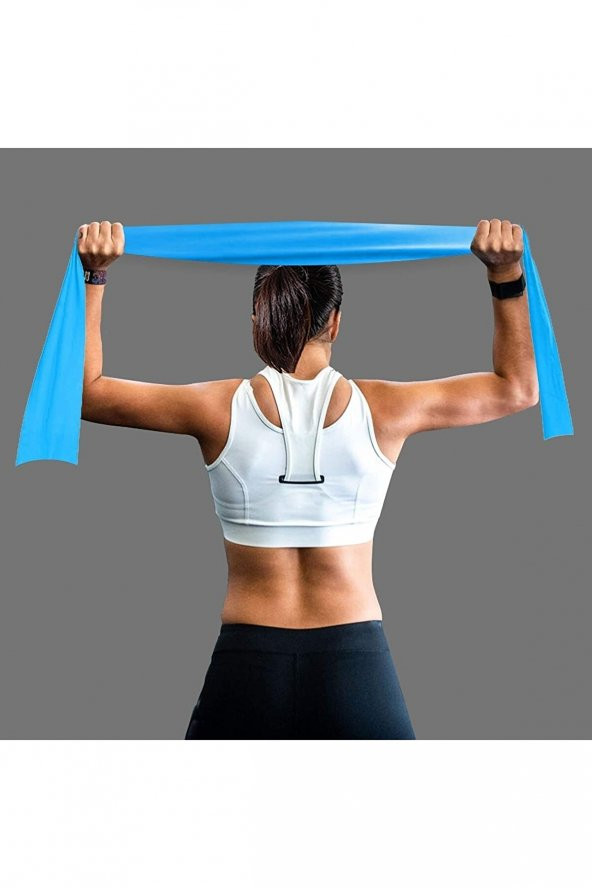 Pilates Bandı Sert 90 X 7.5 Cm Egzersiz Direnç Lastiği ürün görseli 1
