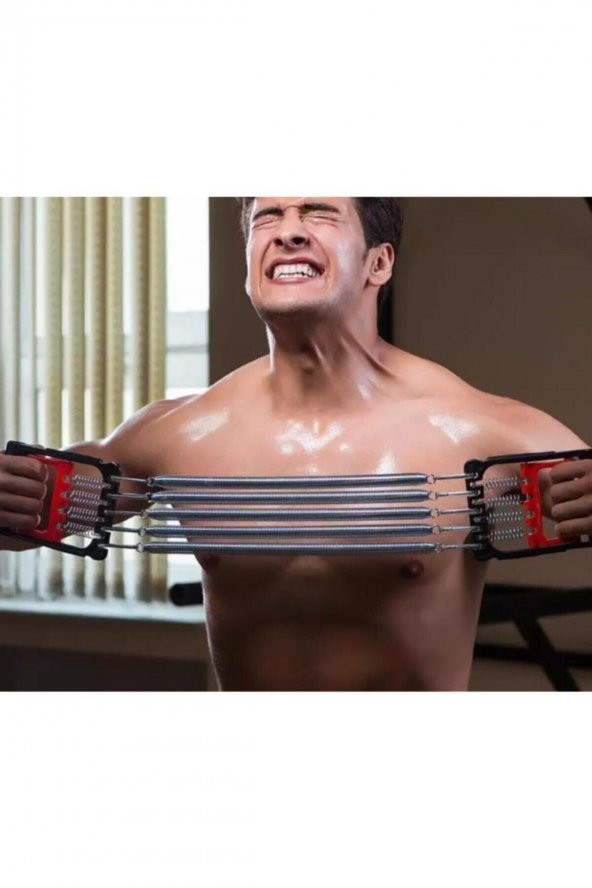 Buffer Çelik Göğüs Yayı Kol Bilek Göğüs Kas Geliştirme Egzersiz Aleti 5 Demirli ürün görseli 1