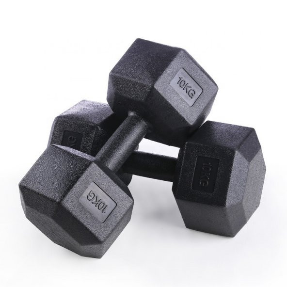 Leyaton 10 Kg X 2 Adet 20 Kg Dambıl Seti, Dumbell Set Dumbell 2X10 Kg ürün görseli 1
