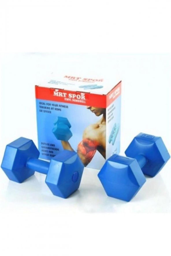 Dumbell Ağırlık Seti 10 kg Köşeli Plastik ürün görseli 1