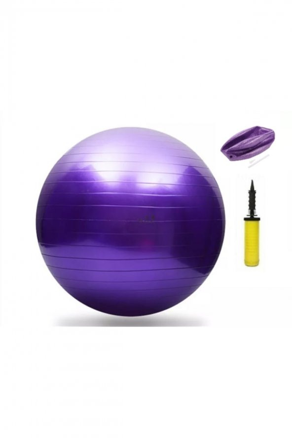AYLA STAND Pilates Topu Seti 65cm+25cm+ Pompa Yoga Egzersiz Aletleri ürün görseli 1