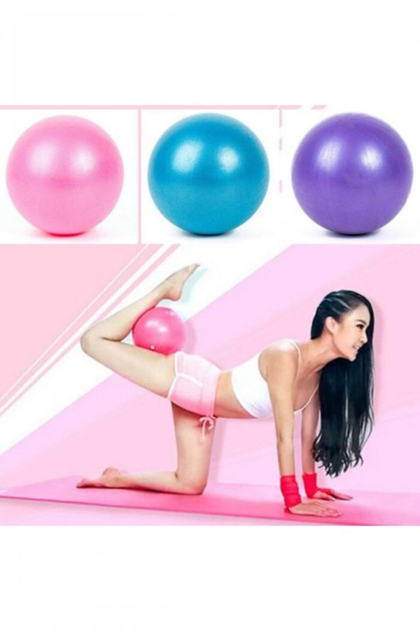 AYLA STAND 20 Cm Yoga Topu Egzersiz Jimnastik Fitness Pilates Topu Denge Egzersiz Fitness Yoga Pilates Istikrar ürün görseli 1