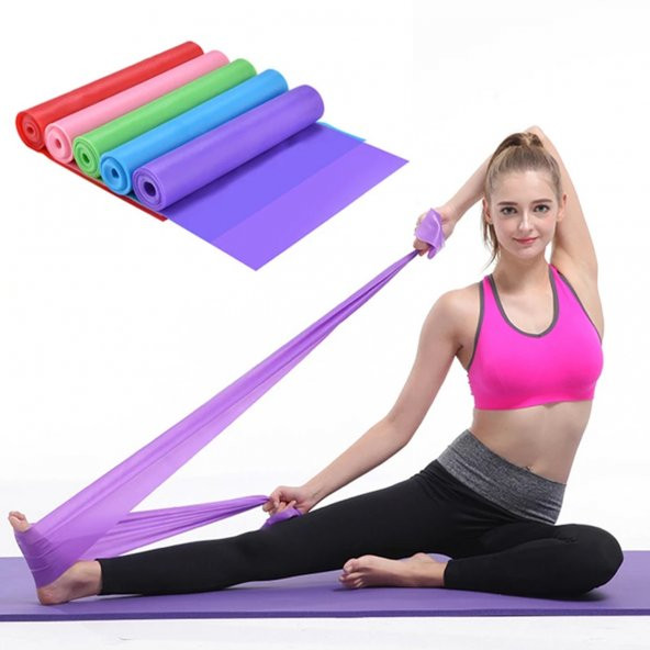 Leyaton Pilates Bandı Plates Egzersiz Direnç Lastiği 1 Adet ürün görseli 1