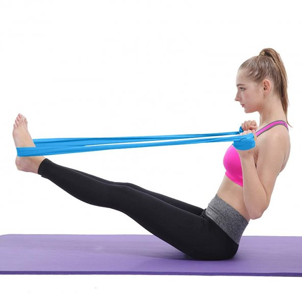 Leyaton Pilates Bandı Plates Egzersiz Direnç Lastiği 1 Adet ürün görseli 1