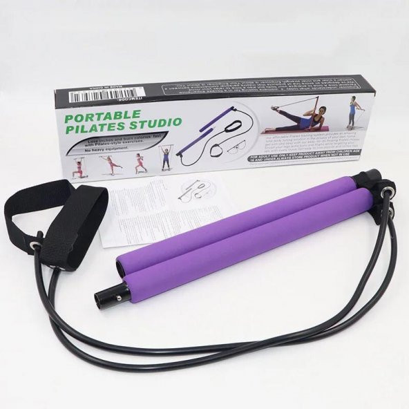 Leyaton Leyaton Portable Pilates Studio Egzersiz Jimnastik Çubuğu ürün görseli 1