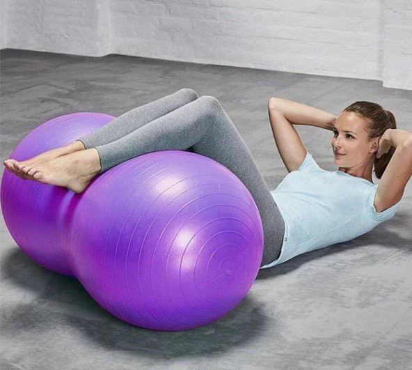 Leyaton Leyaton Fıstık Şeklinde 90 Cm X 45 Cm  Pilates Topu ürün görseli 1