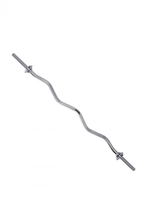 BAT 120 Cm Z Içi Dolu Krom Uzun Bar (Ağırlık - H- Dambıl Barı) ürün görseli 1