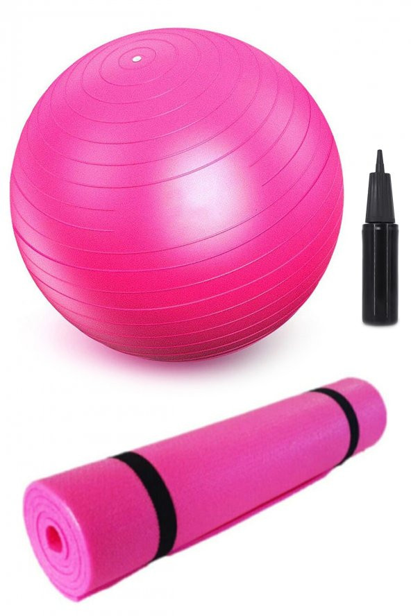 Clifton 65 Cm Pilates Topu Ve 7mm Pilates Minderi Egzersiz Seti Pilates Seti Yoga Seti ürün görseli 1