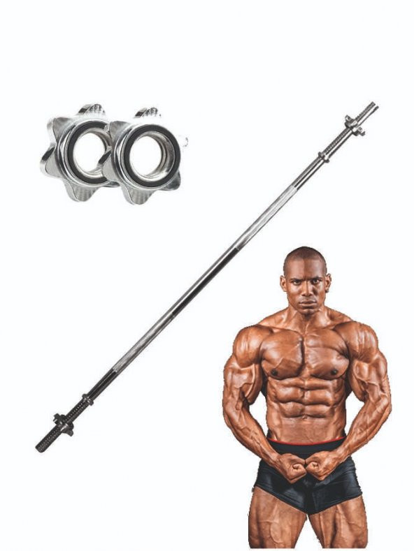 Clifton Clifton Düz Bar 120 Cm Krom HAğırlık Barı ürün görseli 1