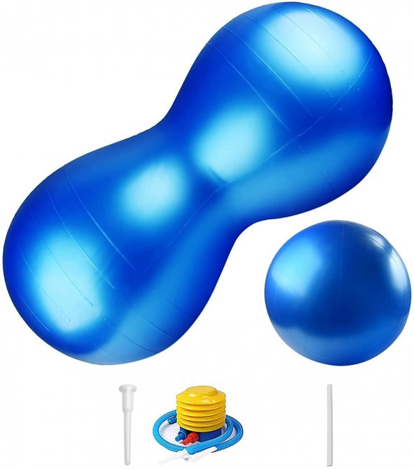 Leyaton Pilates Topu-Fıstık Topu Fizik Tedavi Denge, Doğum, Koordinat Gelişimi, Kas Gerginliği, Sırt Ağrısı ürün görseli 1