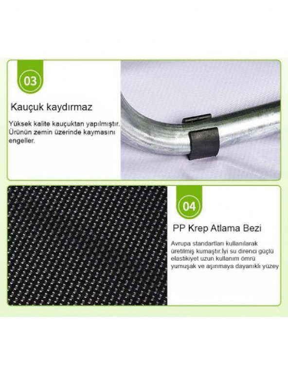 Buffer 140 Cm Katlanabilir Çocuk Trambolini - Resim 7