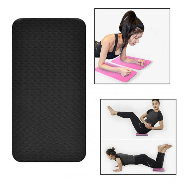 Leyaton Yoga Diz Dirsek Destek Yastığı Kaymaz Mat 6 mm Gri ürün görseli 1