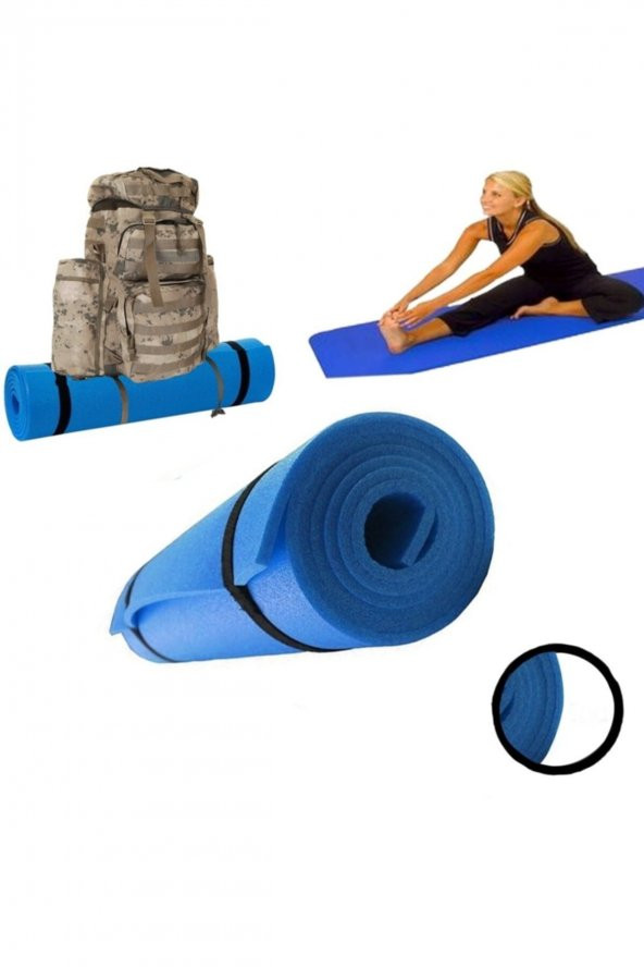 Leyaton Pilates Minderi, Yoga Matı Mavi 6 Mm ürün görseli 1