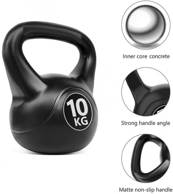 Clifton 10 kg Çaydanlık Tipi Dambıl Kettlebell Ağırlık ürün görseli 1