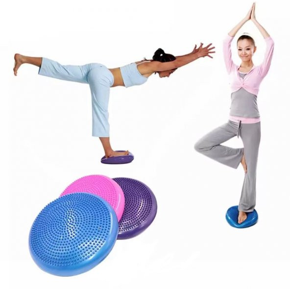 Leyaton Denge Diski Balance Trainer Denge Topu Pilates Balans Disk ürün görseli 1