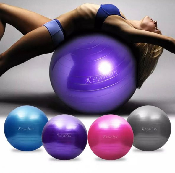 Leyaton 65 Cm Dura-Strong Deluxe Pilates Topu-Pompa ürün görseli 1