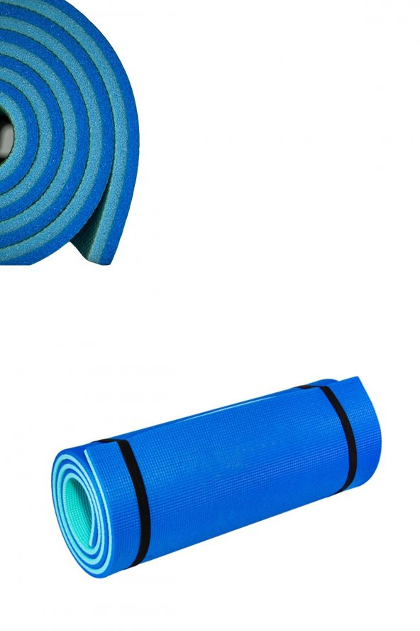 Leyaton Pilates Minderi Yoga Mat Fitness Egzersiz Minderi Turkuaz & Mavi ürün görseli 1