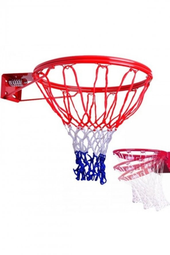 Leyaton Deluxe Çift Katlı Yaylı Basketbol Çemberi  Basketbol Filesi ürün görseli 1