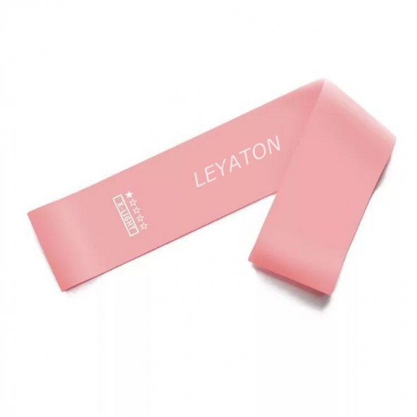 Leyaton Latex Aerobik Band Hafif Direnç Açık Pembe Renk Lab100 ürün görseli 1