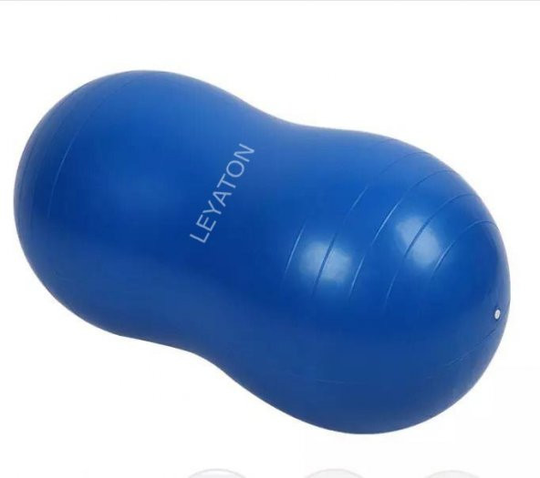 Pilates Topu Fıstık Top Egzersiz Pilates Topu Mavi Pompa ürün görseli 1